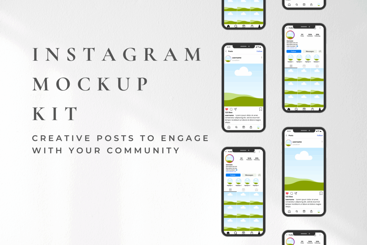 Instagram Mockup Kit