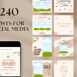 60 Elegant Fashion Social Media Template