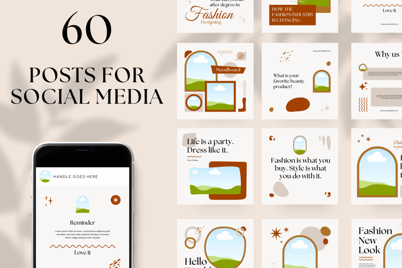 60 Adorable Fashion Social Media Post