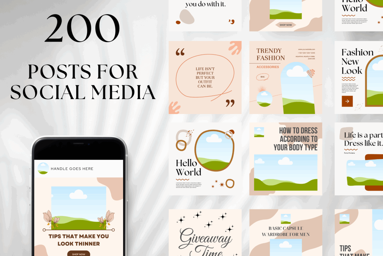 Social Media Canva Templates Bundle