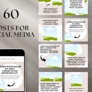 Elegant Fashion Social Media Templates