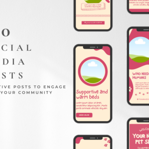 50 Pet Shop Social Media Story Templates