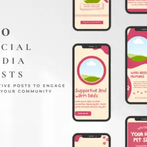 50 Pet Shop Social Media Story Templates