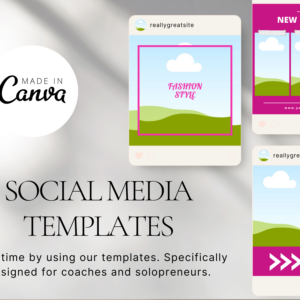 240 Fashion Social Media Canva Templates