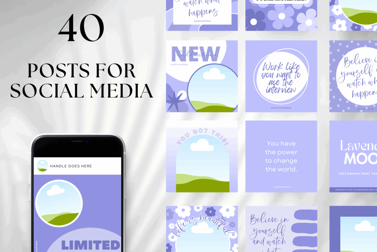 Social Media Instagram Canva Templates