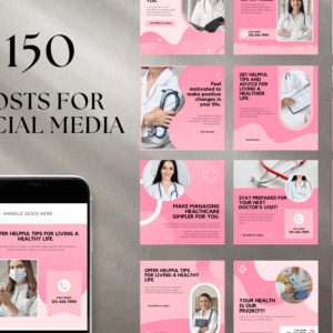 Healthcare Social Media Template Bundle