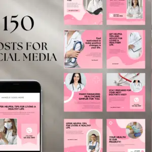 Healthcare Social Media Template Bundle