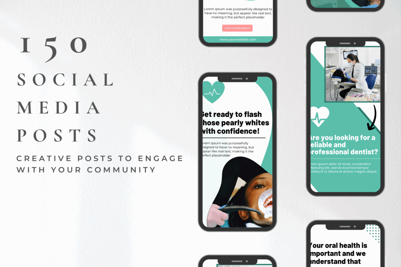 Dental Social Media Template Bundle