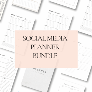 Social Media Planner Canva Templates