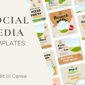 60 Restaurant Social Media Templates