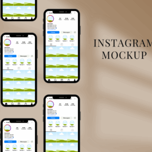 Instagram Mockup Canva Template